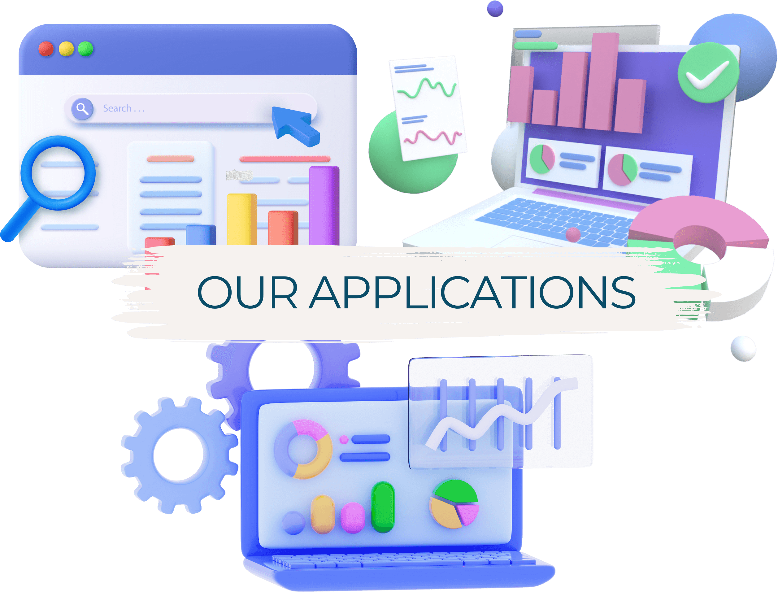 Overview of applications developed by Hive Innovations, including GroupFlux